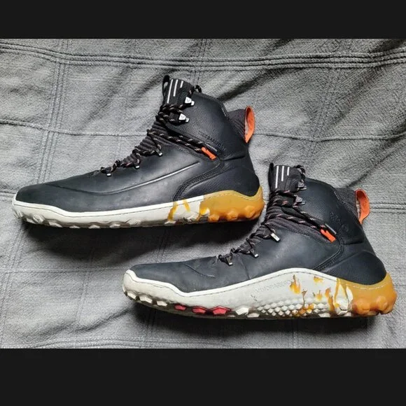 Vivobarefoot Tracker Decon FG2 Brown Black Outdoor Trail Hiking Boots Mens 49 15 - Picture 4 of 14